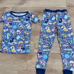 Little Sleepies Mickey and Friends Size 4T